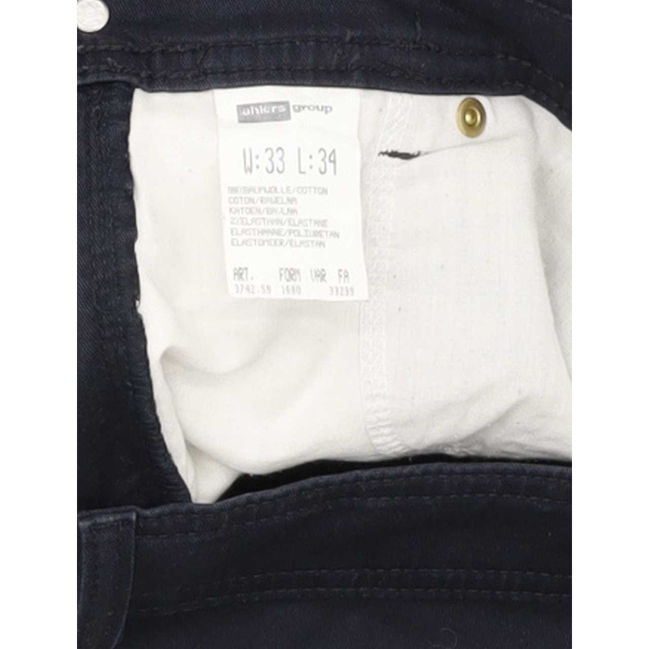 Pioneer Men Navy Straight Regular Stretch Jeans W33 L33