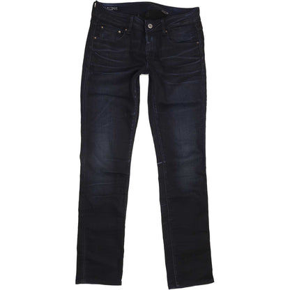 G-Star Attacc Women Navy Straight Regular Stretch Jeans W30 L30