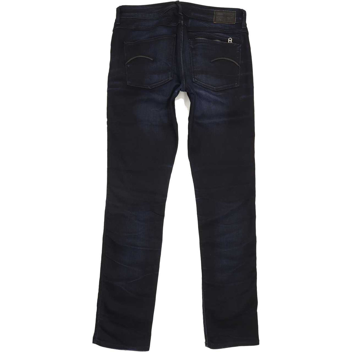 G-Star Attacc Women Navy Straight Regular Stretch Jeans W30 L30