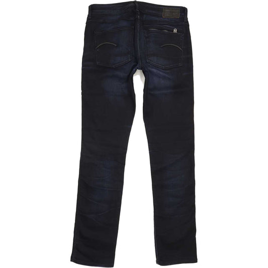 G-Star Attacc Women Navy Straight Regular Stretch Jeans W30 L30