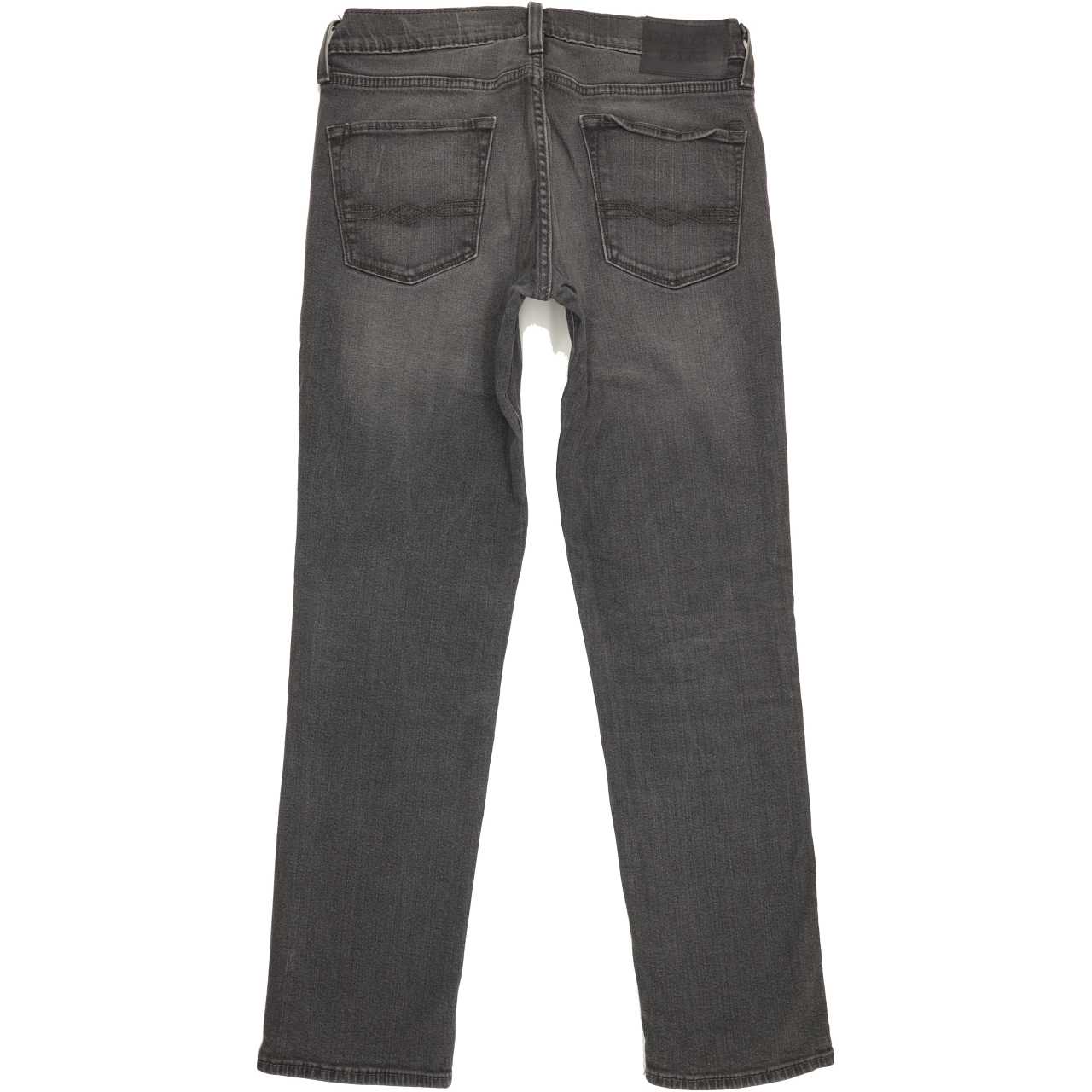 Levi's Denizen Men Grey Straight Slim Stretch Jeans W32 L30
