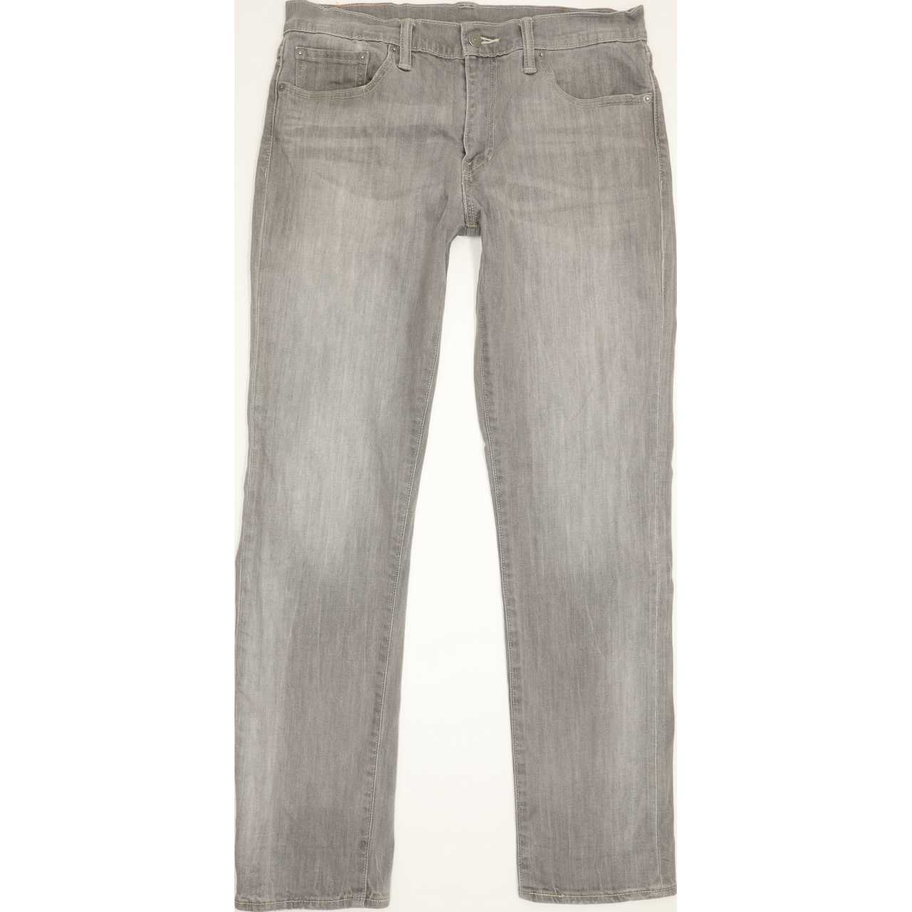 Levi's 511 Men Grey Straight Slim Stretch Jeans W33 L31