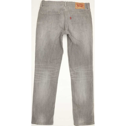 Levi's 511 Men Grey Straight Slim Stretch Jeans W33 L31