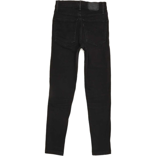 Levi's Mile High Rise Women Black Skinny Jeans W25 L25