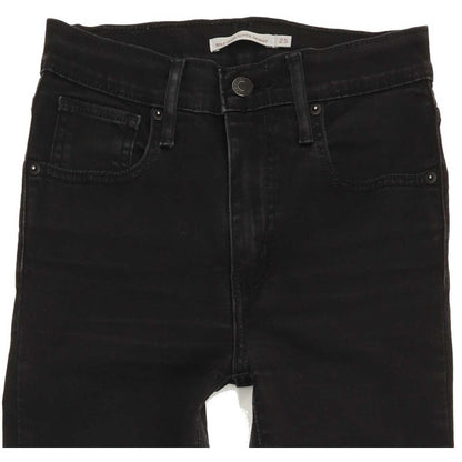 Levi's Mile High Rise Women Black Skinny Jeans W25 L25