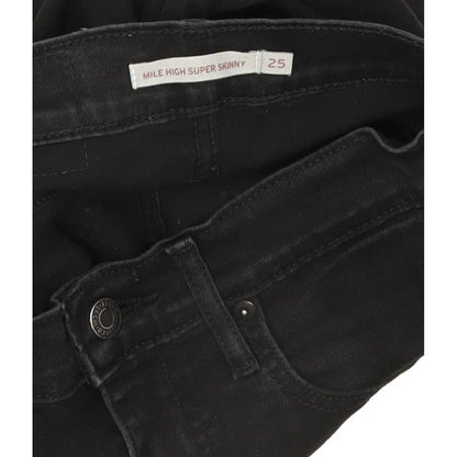 Levi's Mile High Rise Women Black Skinny Jeans W25 L25