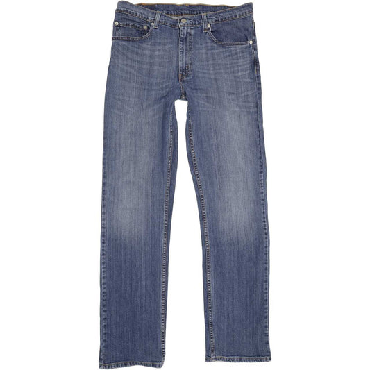 Levi's 752 Men Blue Straight Regular Stretch Jeans W33 L34