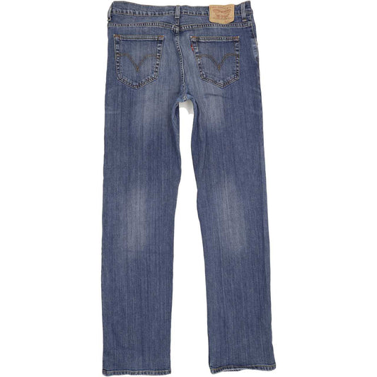 Levi's 752 Men Blue Straight Regular Stretch Jeans W33 L34