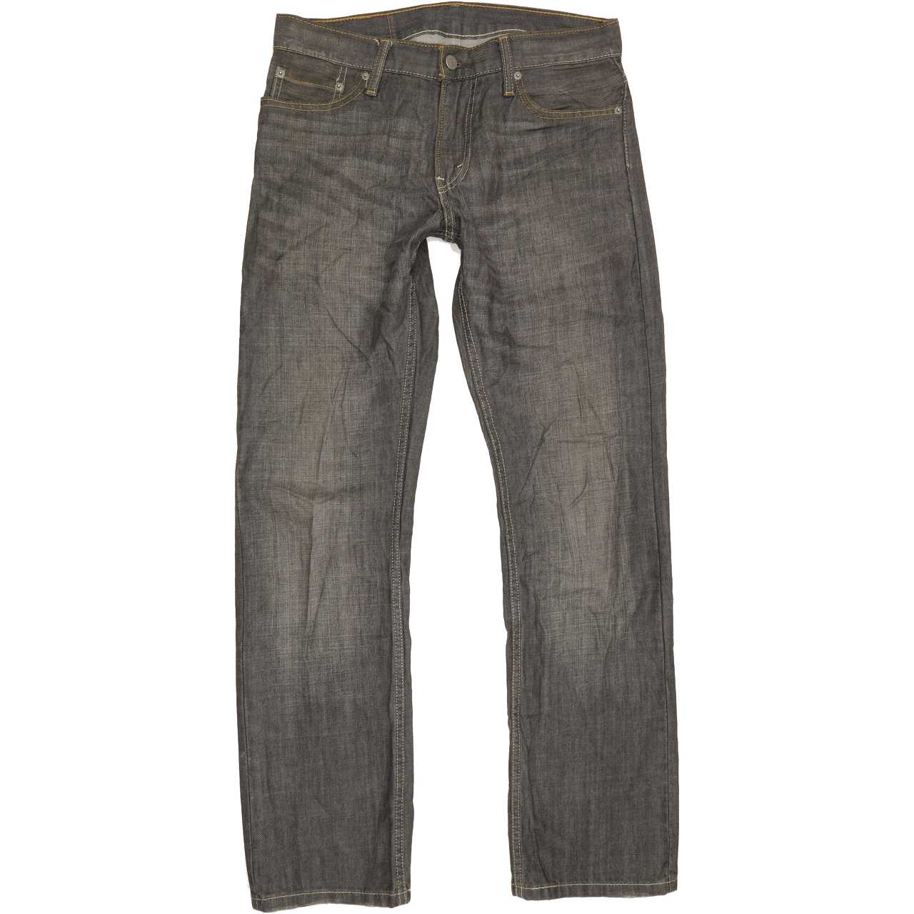 Levi's 514 Men Grey Straight Slim Jeans W31 L32