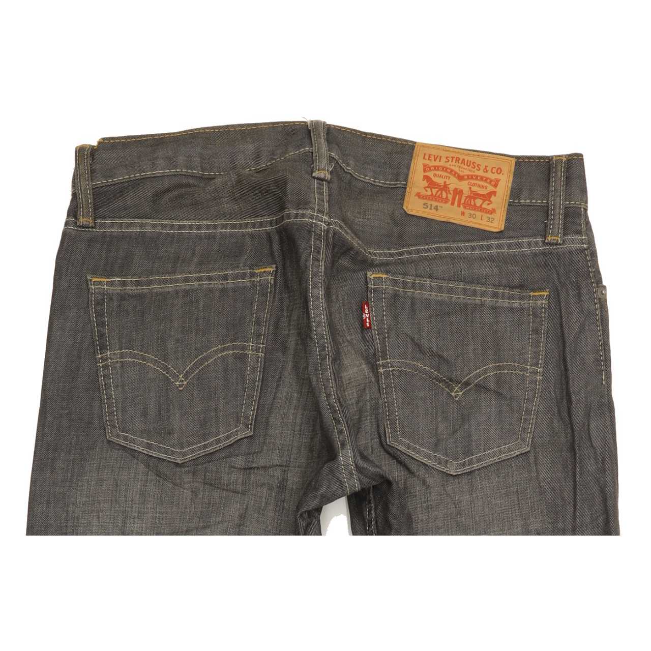 Levi's 514 Men Grey Straight Slim Jeans W31 L32