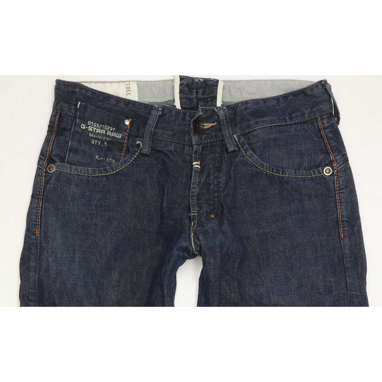 G-Star 3301 Men Blue Straight Regular Jeans W30 L31