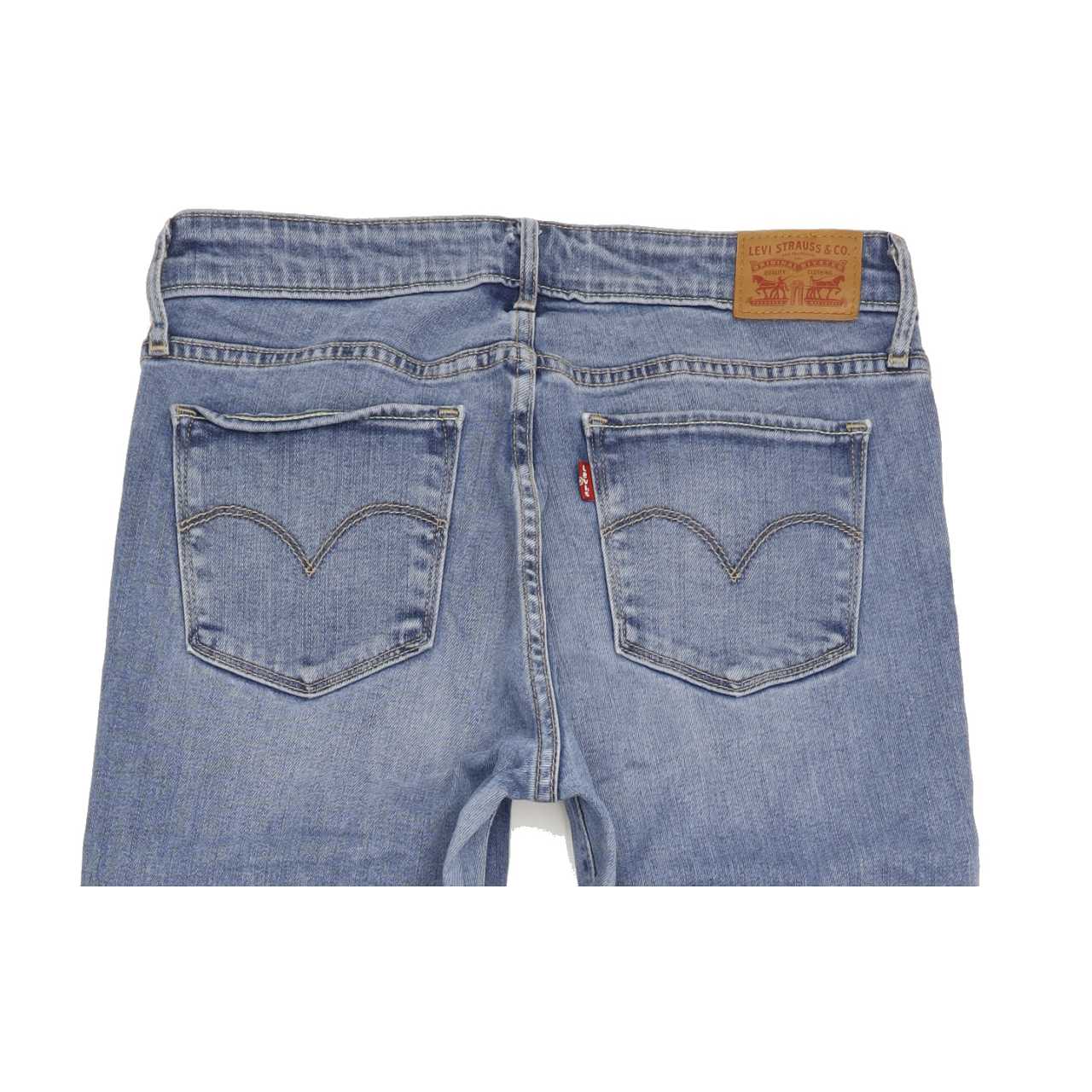 Levi's 712 Men Blue Straight Slim Stretch Jeans W28 L32