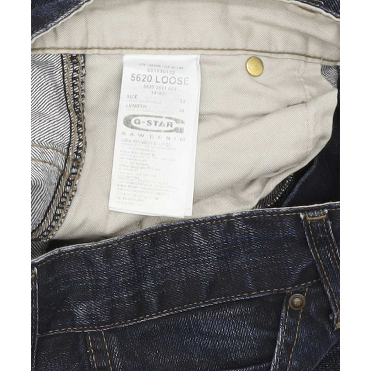 G-Star 5620 Men Blue Skinny Loose Jeans W32 L33