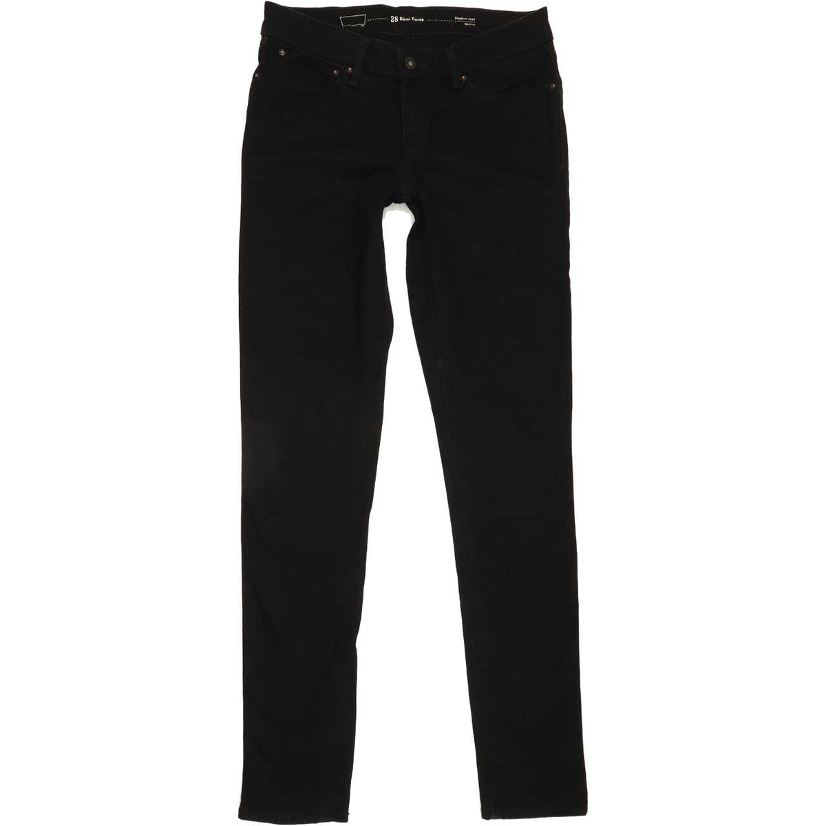 Levi's Demi Curve Women Black Skinny Regular Stretch Jeans W28 L32