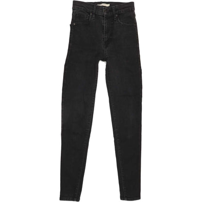 Levi's Mile High Rise Women Black Skinny Stretch Jeans W25 L27