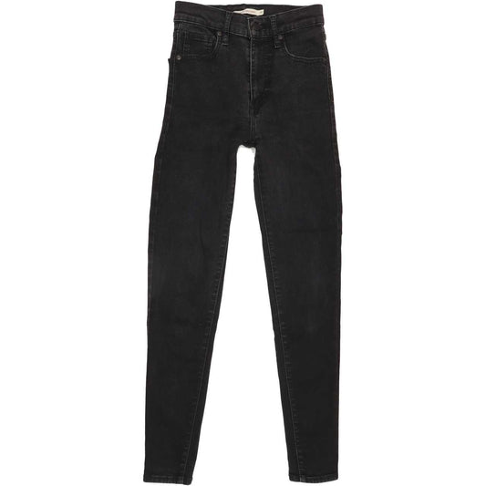 Levi's Mile High Rise Women Black Skinny Stretch Jeans W25 L27