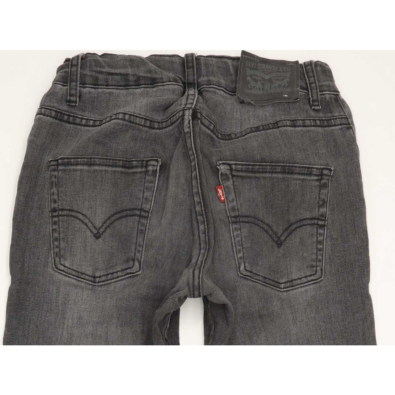 Levi's 512 Kids Grey Tapered Slim Stretch Jeans W26 L30