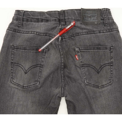 Levi's 512 Kids Grey Tapered Slim Stretch Jeans W26 L30