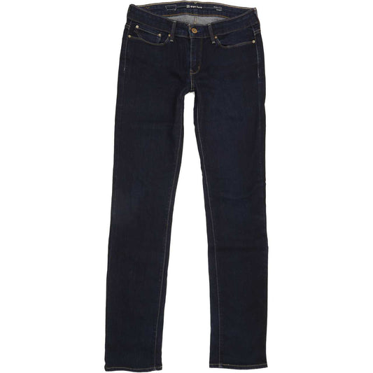 Levi's Slight Curve Women Navy Straight Slim Jeans W28 L32