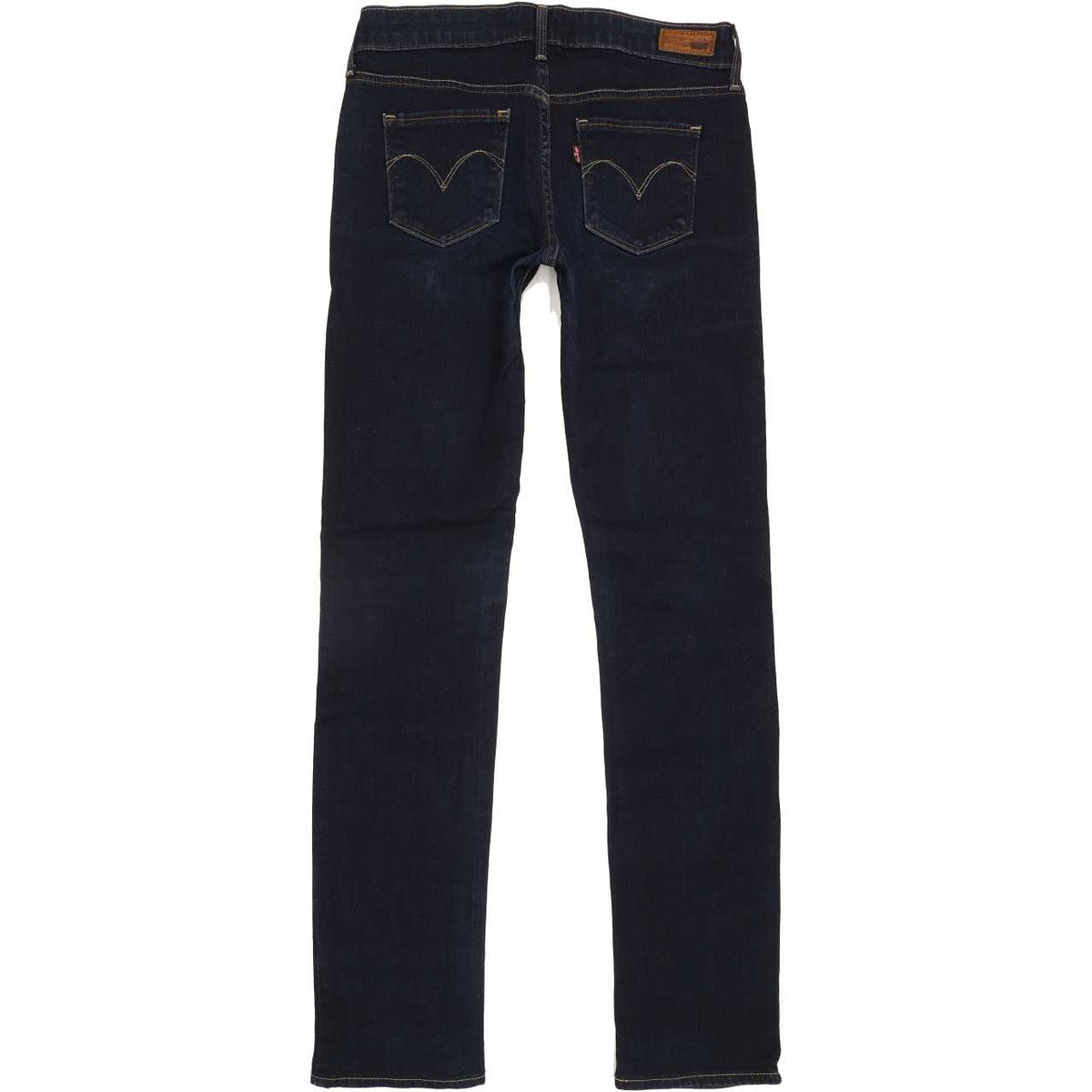 Levi's Slight Curve Women Navy Straight Slim Jeans W28 L32