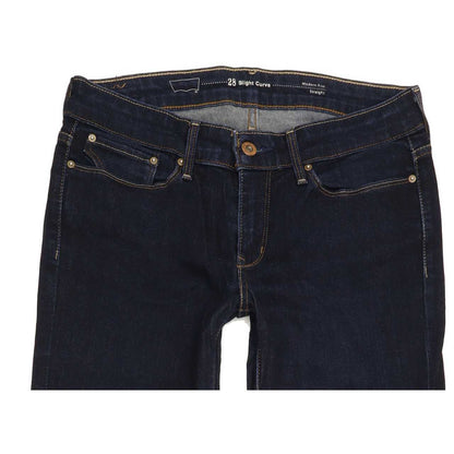 Levi's Slight Curve Women Navy Straight Slim Jeans W28 L32