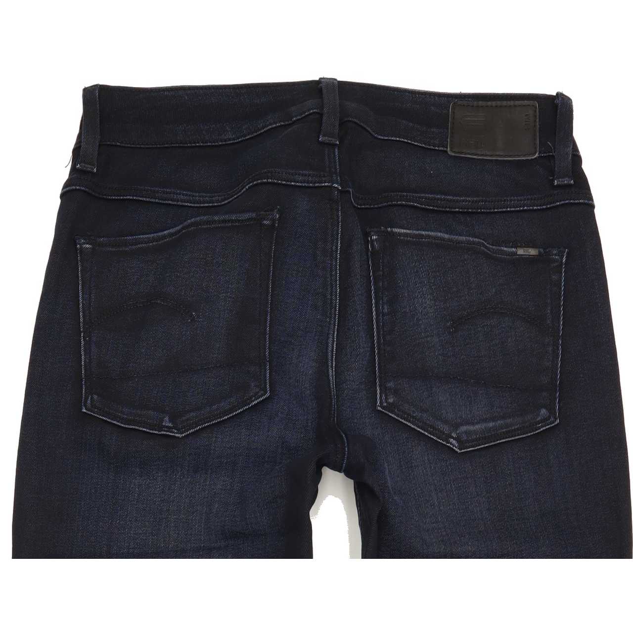 G-Star 3301 High Women Navy Skinny Regular Stretch Jeans W28 L30