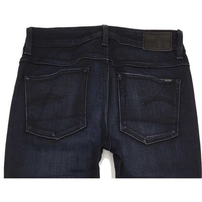 G-Star 3301 High Women Navy Skinny Regular Stretch Jeans W28 L30