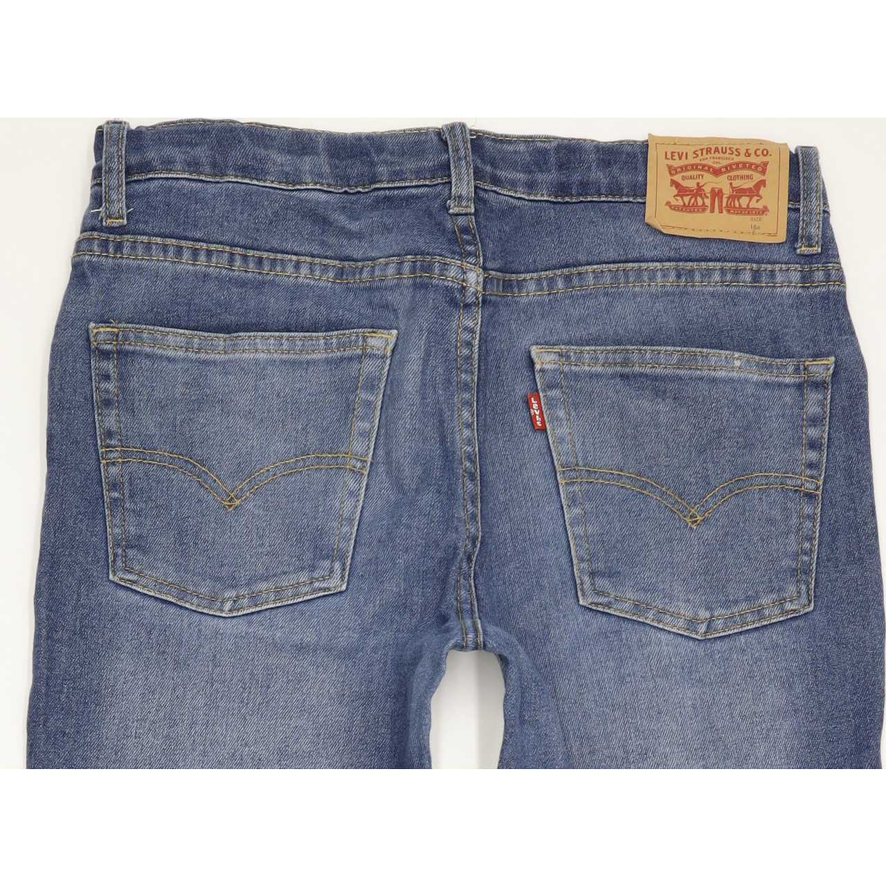 Levi's 512 Kids Blue Tapered Slim Stretch Jeans W30 L30
