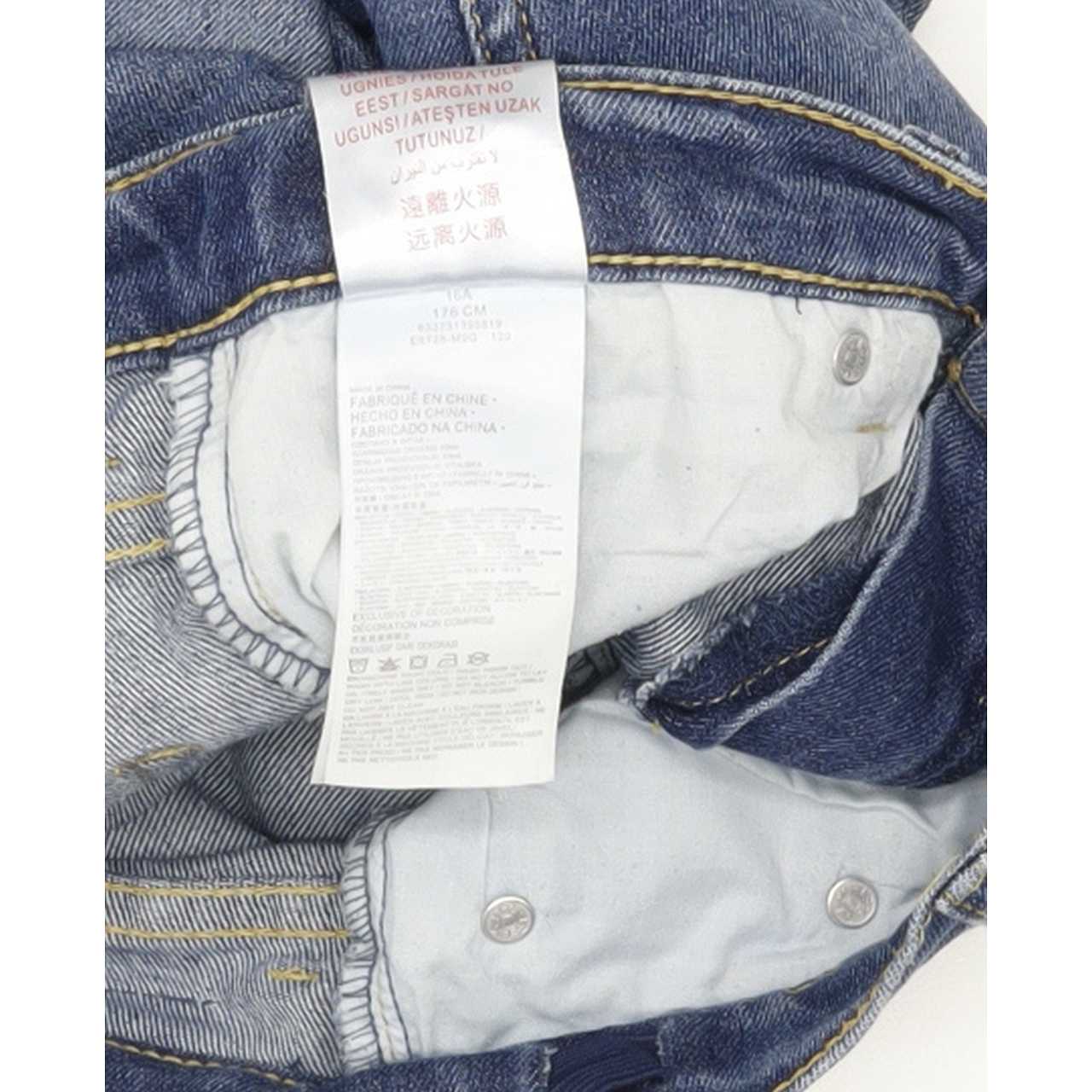 Levi's 512 Kids Blue Tapered Slim Stretch Jeans W30 L30