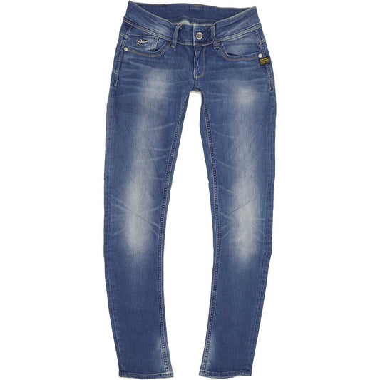 G-Star Lynn Women Blue Skinny Slim Stretch Jeans W28 L31