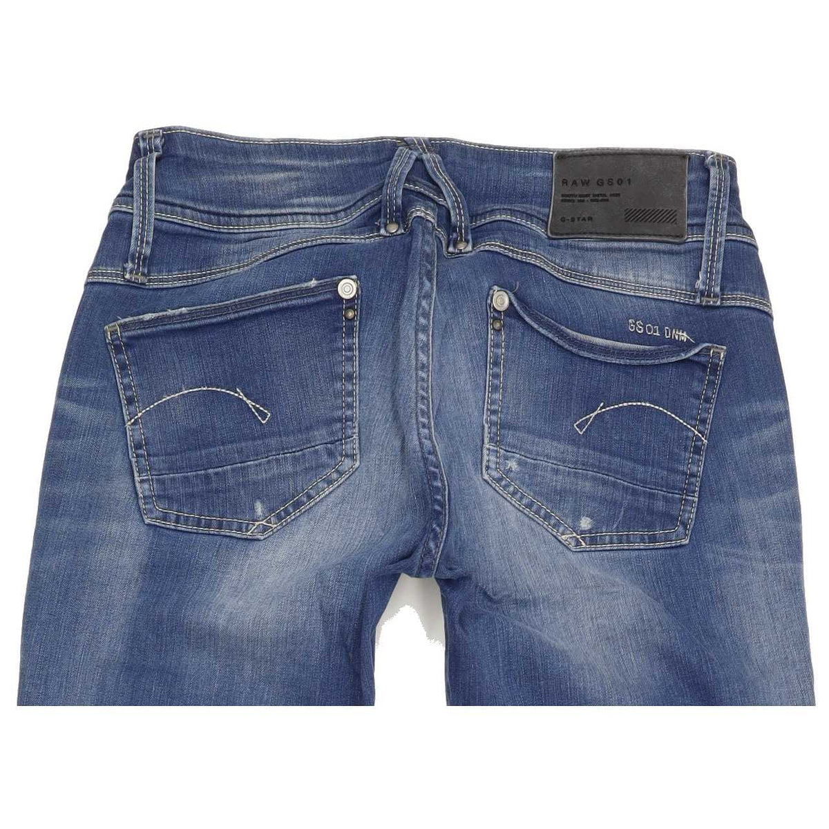G-Star Lynn Women Blue Skinny Slim Stretch Jeans W28 L31