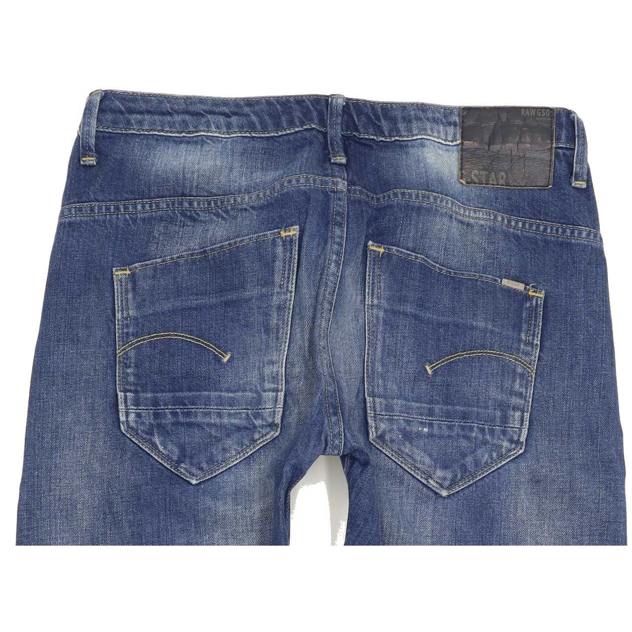 G-Star Arc 3D Kate Women Blue Tapered Regular Jeans W26 L25
