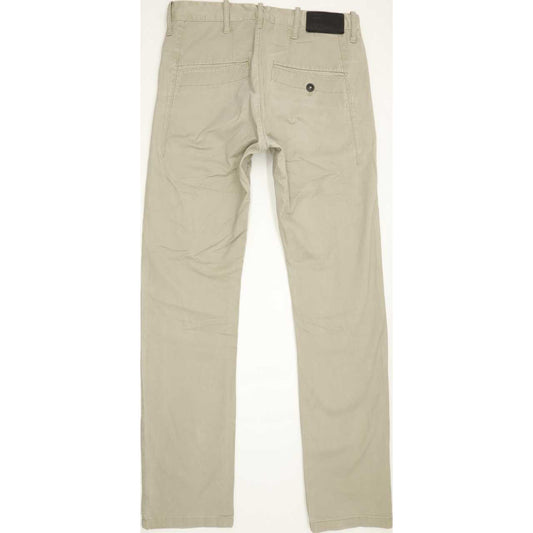 G-Star Bronson Men Beige Straight Slim Chino Stretch Jeans W32 L32