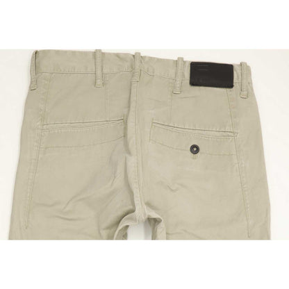 G-Star Bronson Men Beige Straight Slim Chino Stretch Jeans W32 L32