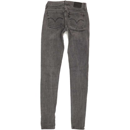 Levi's 710 Women Grey Skinny Regular Stretch Jeans W26 L31