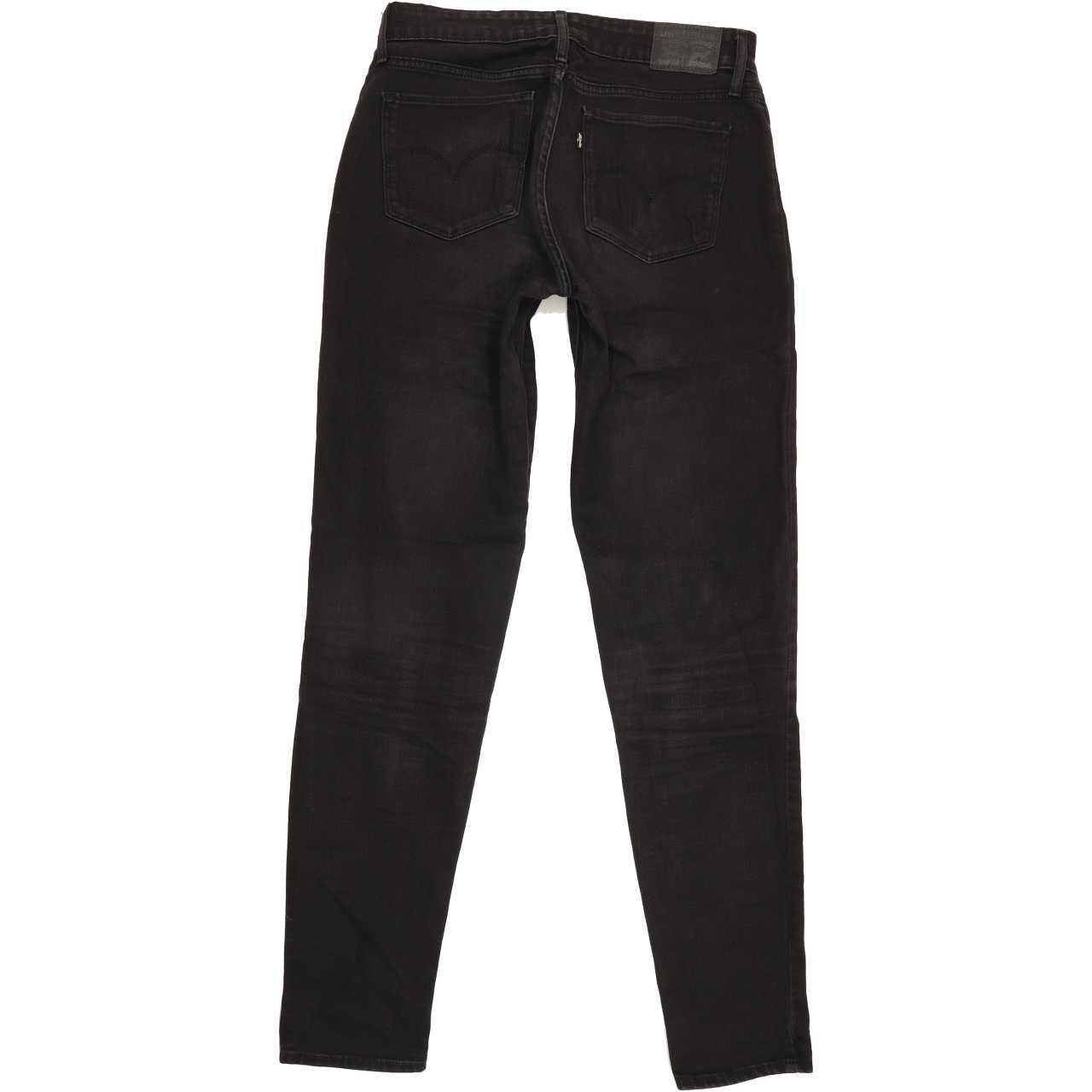 Levi's 711 Women Black Skinny Slim Stretch Jeans W28 L31