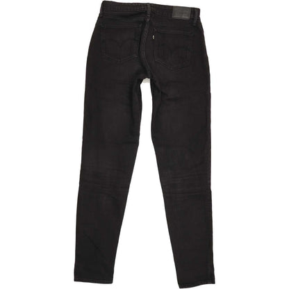 Levi's 711 Women Black Skinny Slim Stretch Jeans W28 L31