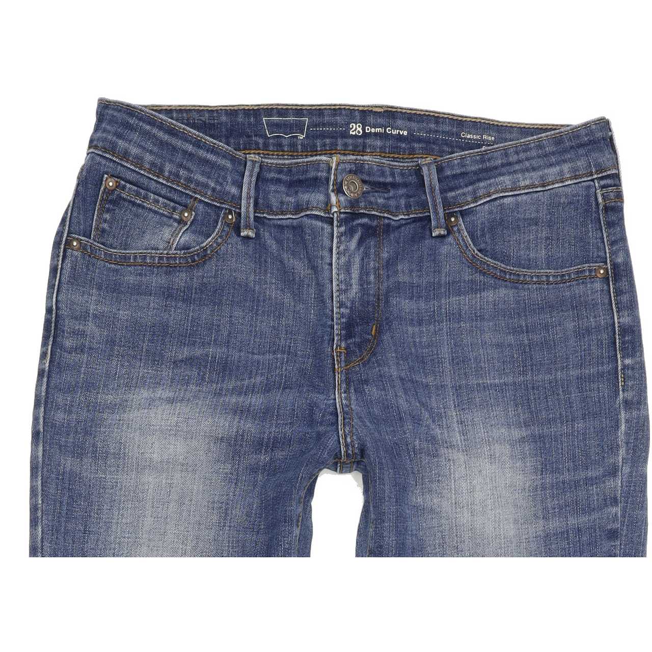 Levi's Demi Curve Women Blue Straight Classic Jeans W28 L29