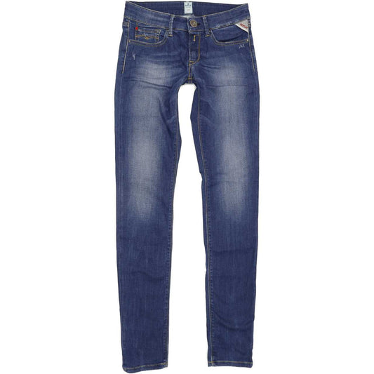 Replay Women Blue Skinny Slim Stretch Jeans W27 L32