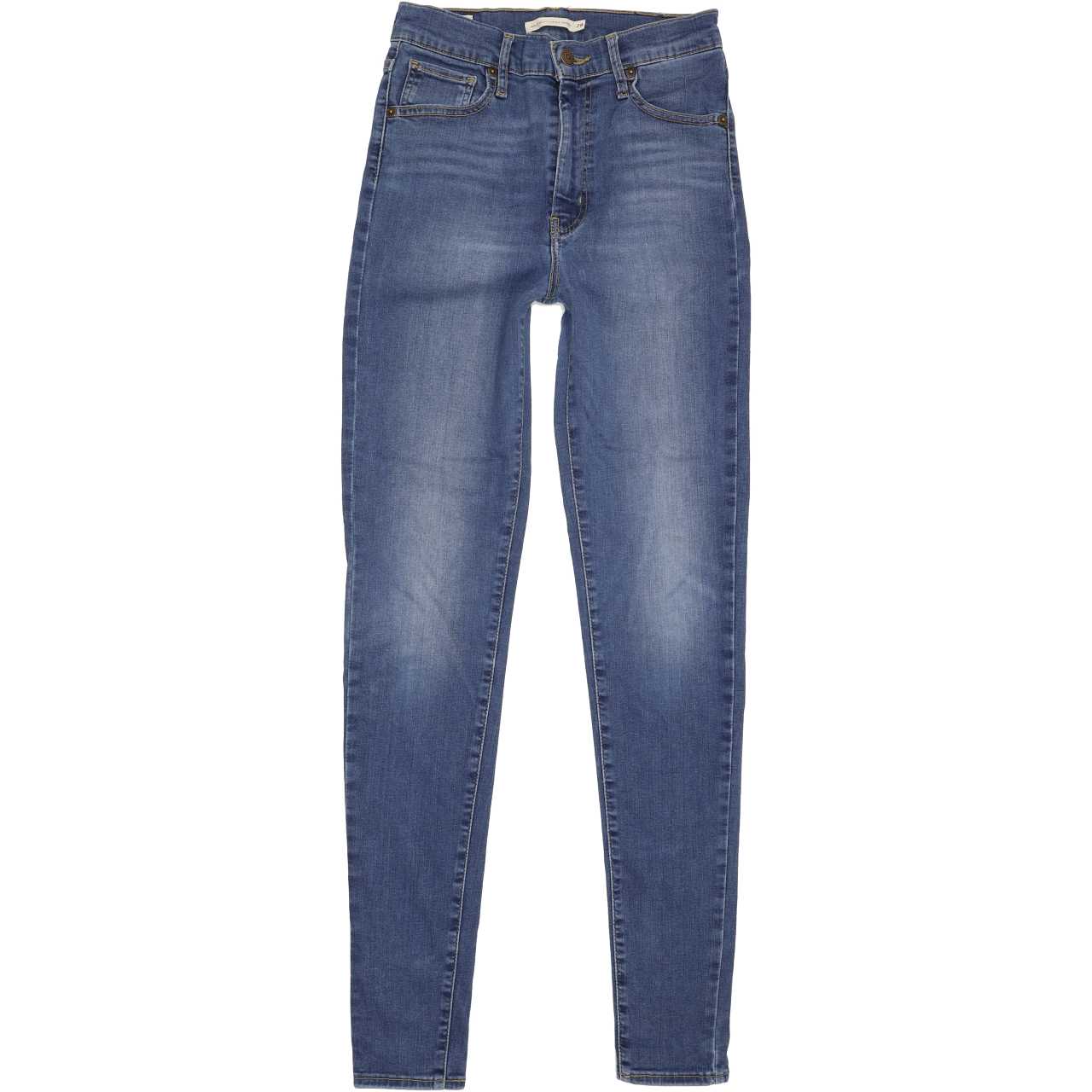 Levi's Mile High Rise Blue Skinny Jeans High Waisted W28 L31