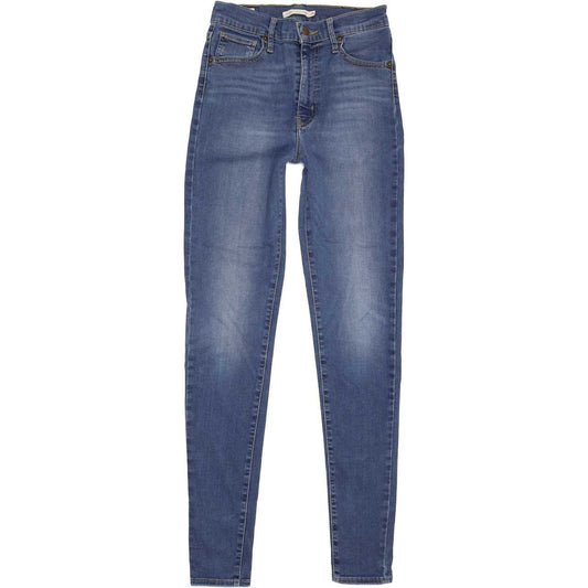 Levi's Mile High Rise Blue Skinny Jeans High Waisted W28 L31