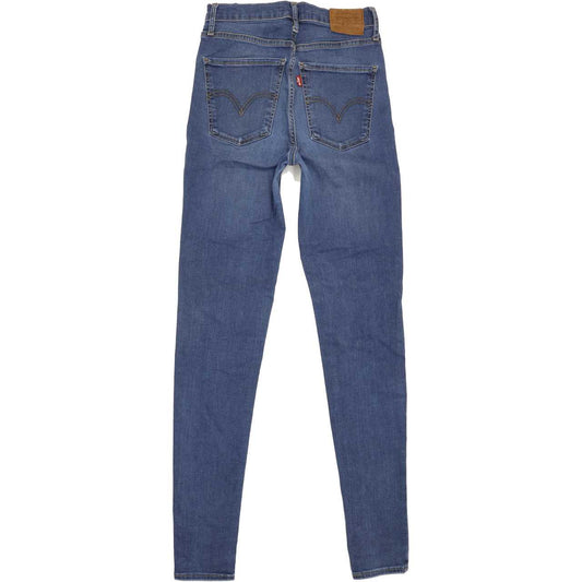 Levi's Mile High Rise Blue Skinny Jeans High Waisted W28 L31