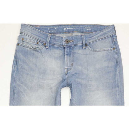 Levi's Slight Curve Women Blue Straight Classic Stretch Jeans W29 L29