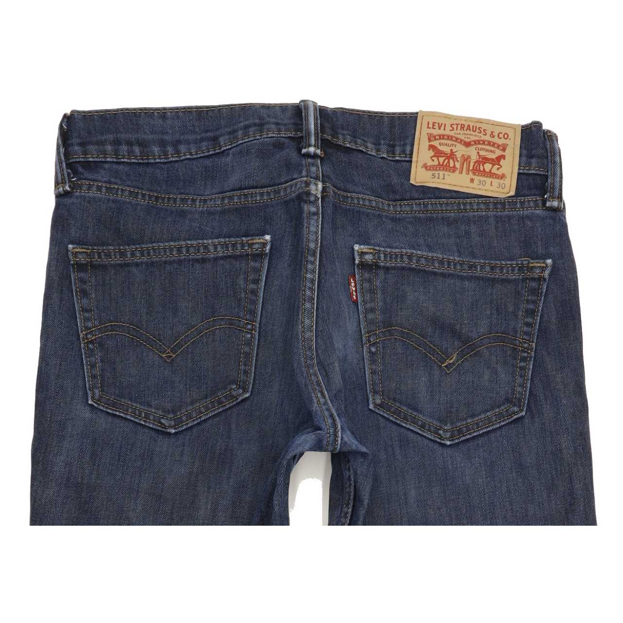 Levi's 511 Men Blue Straight Slim Jeans W30 L29