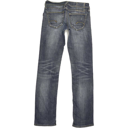 G-Star Core Women Blue Straight Slim Stretch Jeans W25 L30