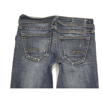 G-Star Core Women Blue Straight Slim Stretch Jeans W25 L30