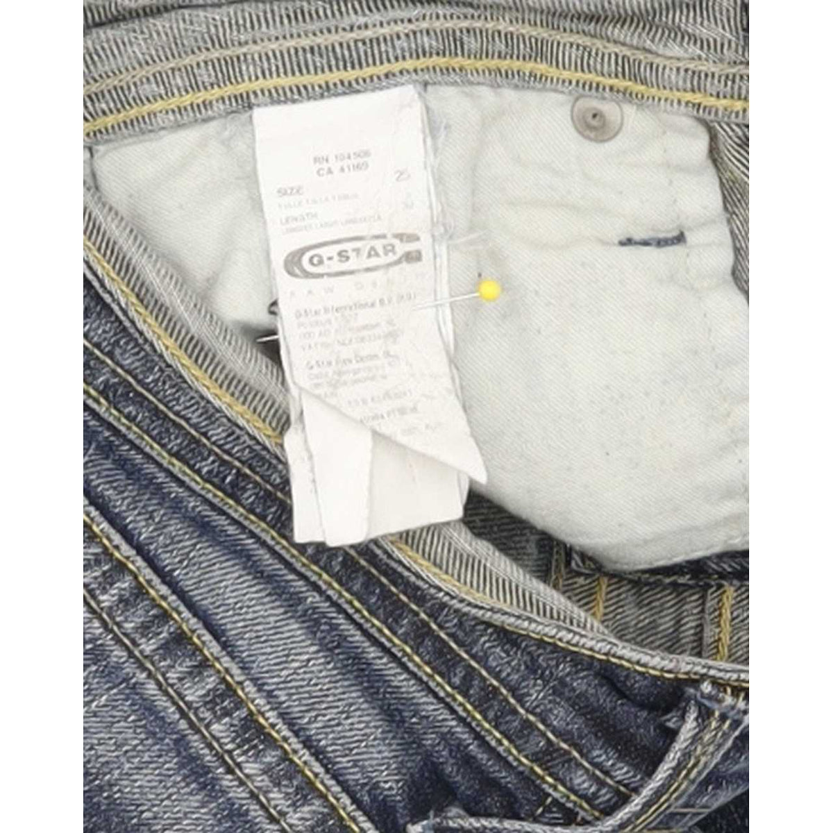 G-Star Core Women Blue Straight Slim Stretch Jeans W25 L30