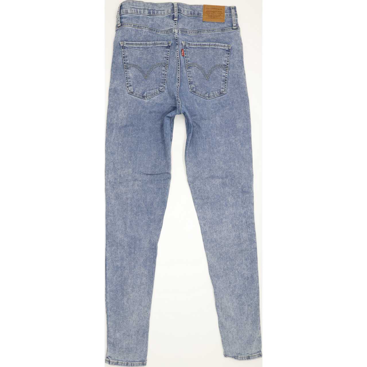 Levi's Mile High Rise Blue Skinny Stretch Jeans High Waisted W30 L30
