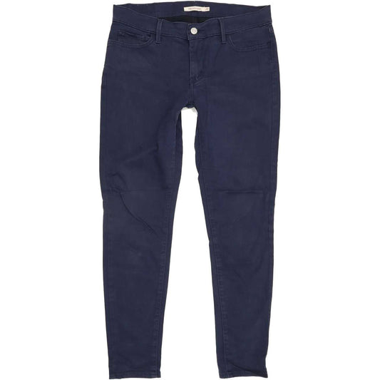 Levi's 710 Women Navy Skinny Regular Stretch Jeans W29 L27