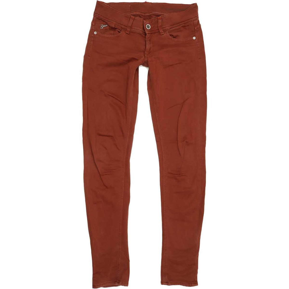 G-Star Lynn Women Brown Skinny Slim Stretch Jeans W28 L33